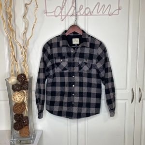 Cherokee Black & Gray Flannel Jacket